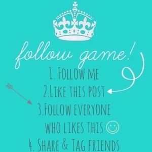 🥰MY FIRST FOLLOW ME GAME🥰